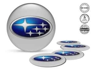 Subaru Felgensticker Ausgabe Stilvolle Dome-Logos